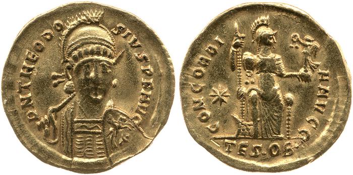 реверс RIC X Theodosius II (East) 360