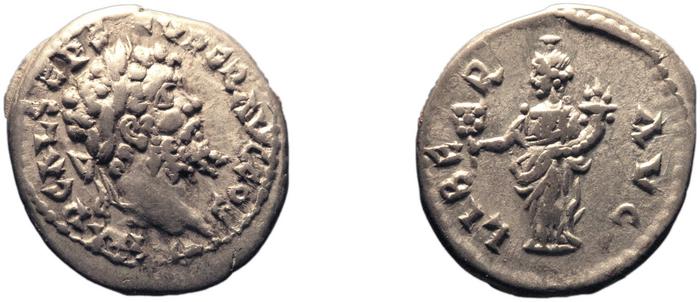 RIC IV Septimius Severus 398, реверс, bm