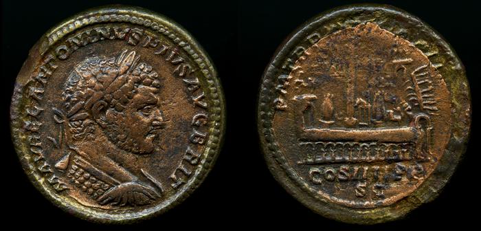 реверс RIC IV Caracalla 500B