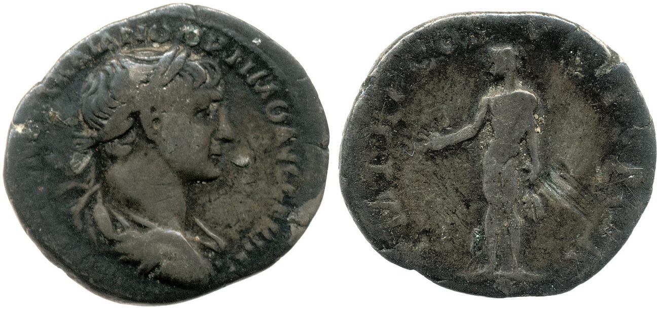 RIC II Trajan 347, аверс, bm