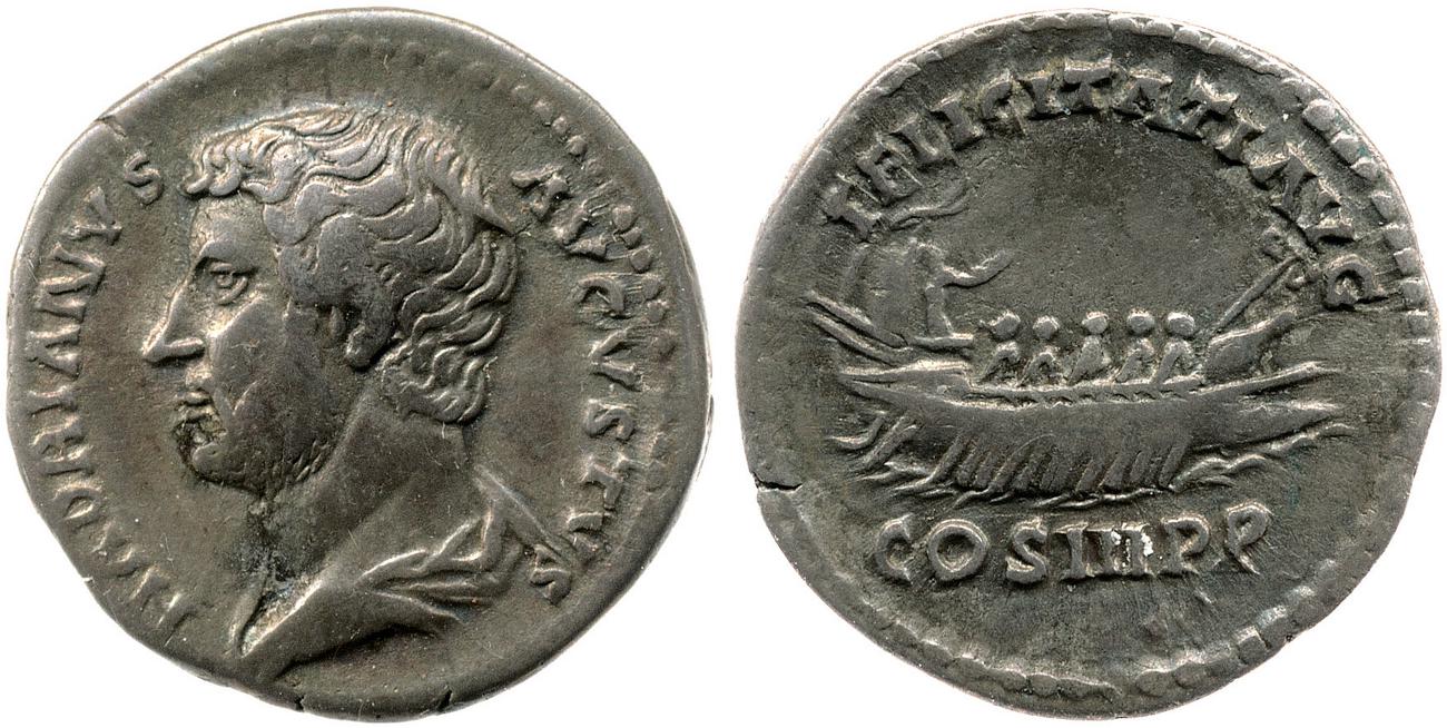 аверс RIC II, Part 3 (second edition) Hadrian 1087