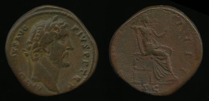 реверс RIC III Antoninus Pius 764
