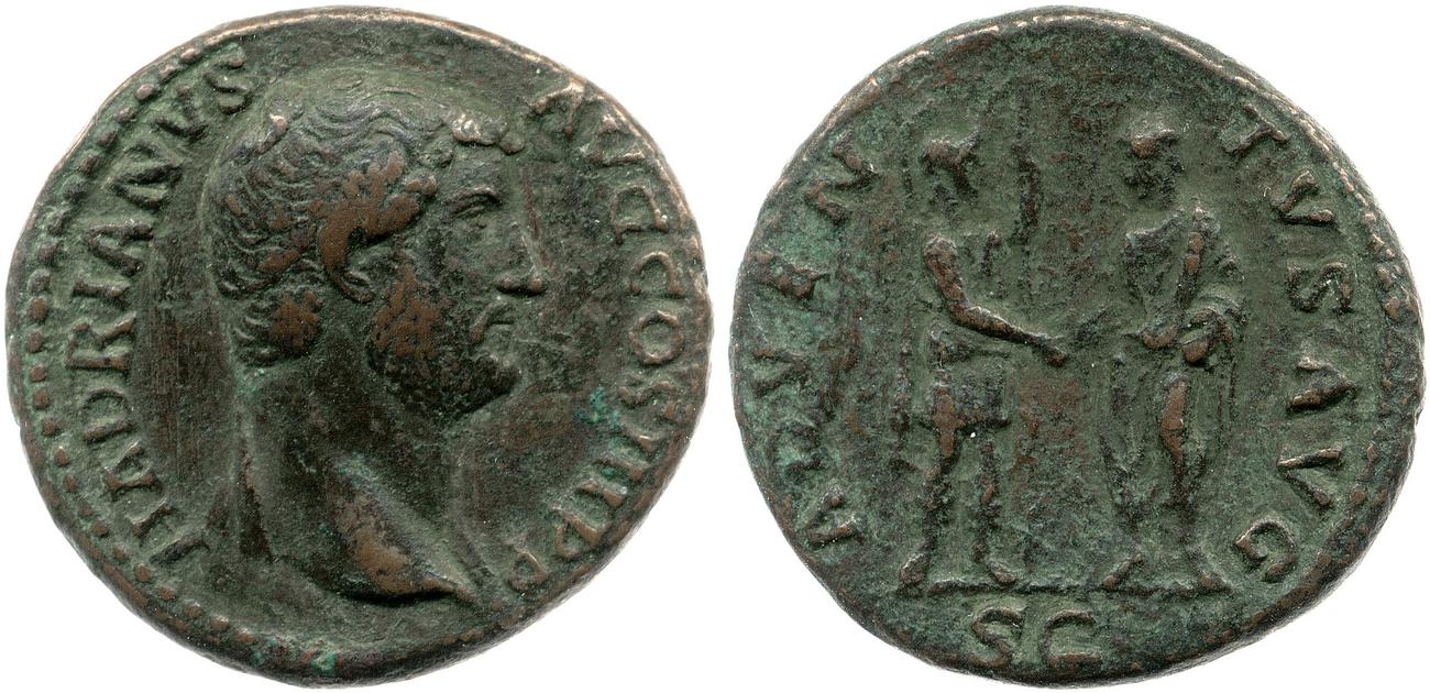 аверс RIC II, Part 3 (second edition) Hadrian 2073