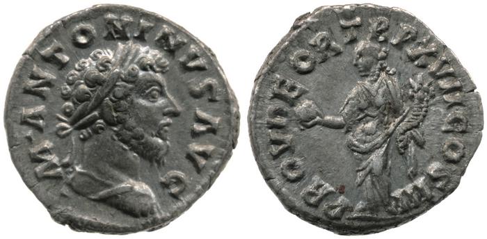RIC III Marcus Aurelius 66, реверс, bm