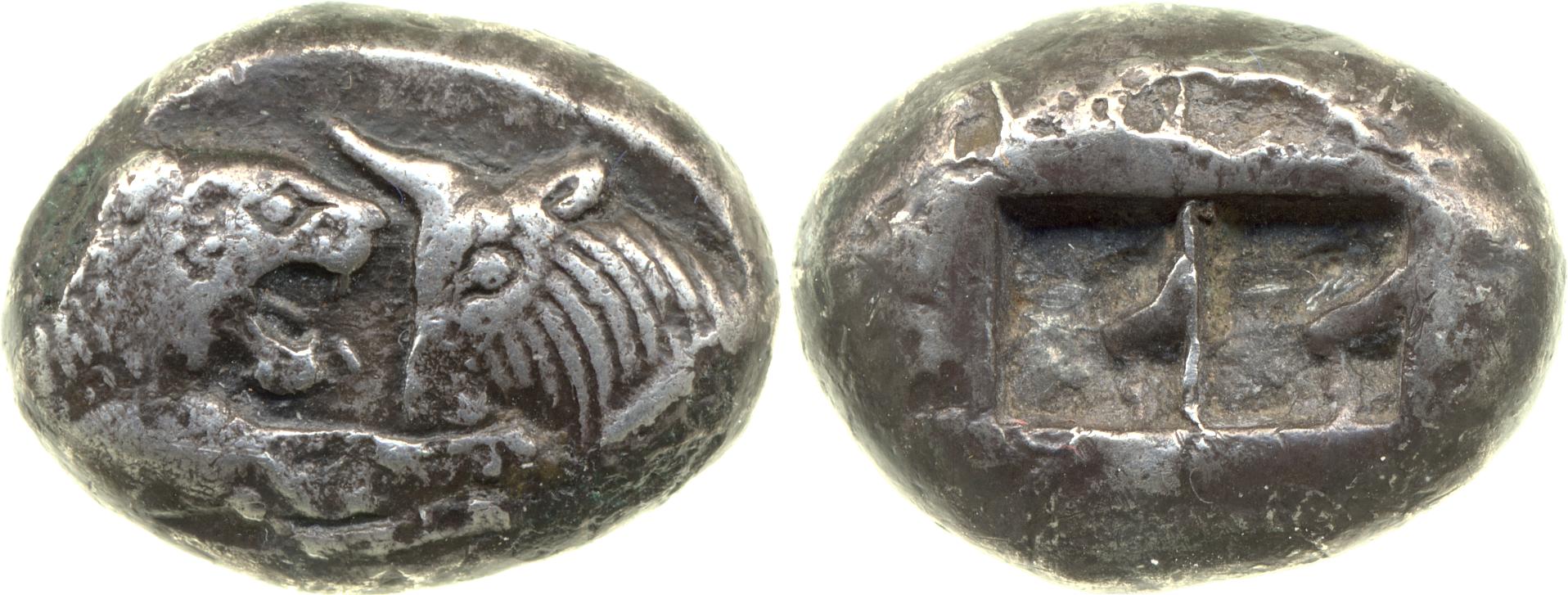 Sardis Carradice 1987 Croeseid A heavy, аверс, bm