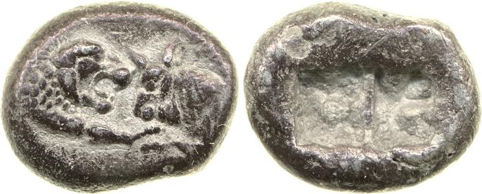 Sardis Carradice 1987 Croeseid A heavy, реверс, bm