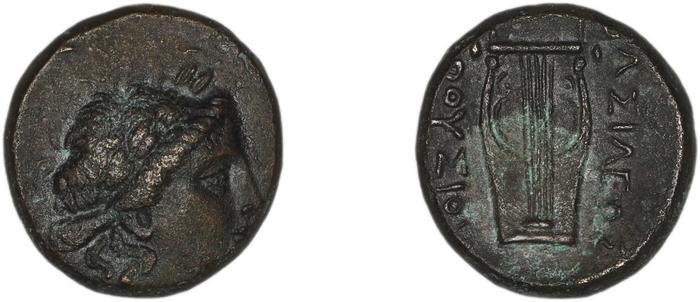 Prusias I of Bithynia Bithynia Waddington 1908 18, реверс, bm