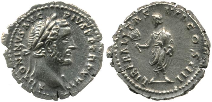 реверс RIC III Antoninus Pius 237