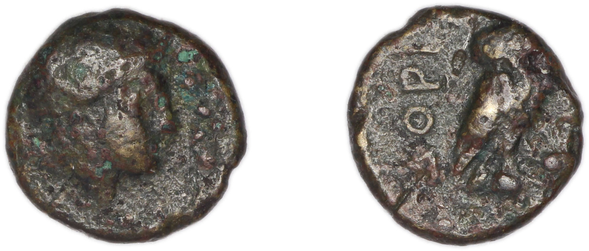 Lebedus Kinns 1980 Period I, AE 3, аверс, bm
