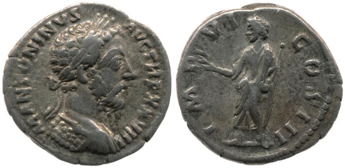 RIC III Marcus Aurelius 297, реверс, bm