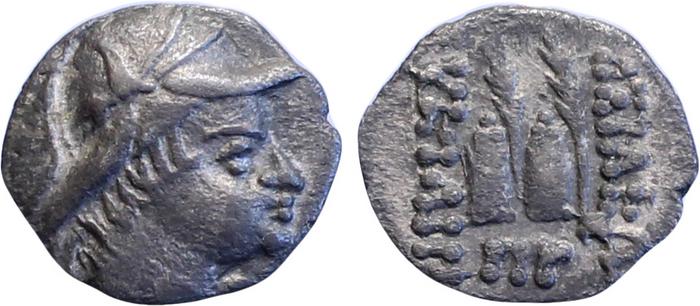 аверс Bactrian and Indo-Greek Coinage Eucratides I 6.18