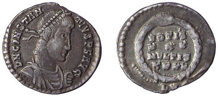 RIC VIII Lugdunum 210, реверс, bm