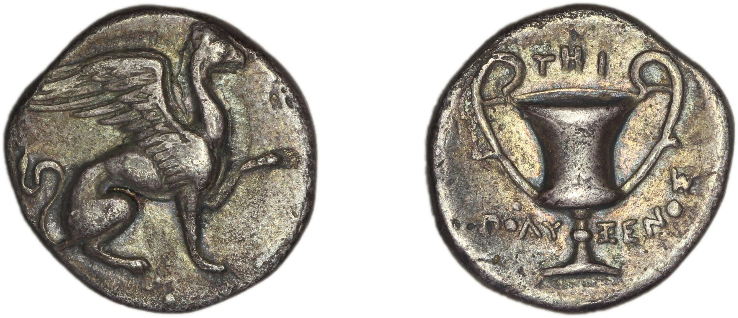 аверс Teos Kinns 1980 Period I.2, AR IVA