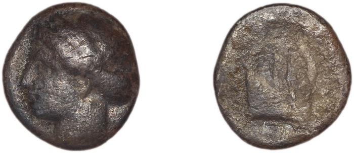 Colophon Kinns 1980 Period I.2, AR II, реверс, bm