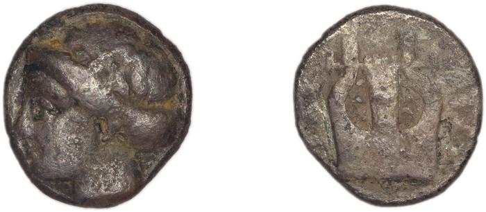Colophon Kinns 1980 Period I.2, AR II, реверс, bm