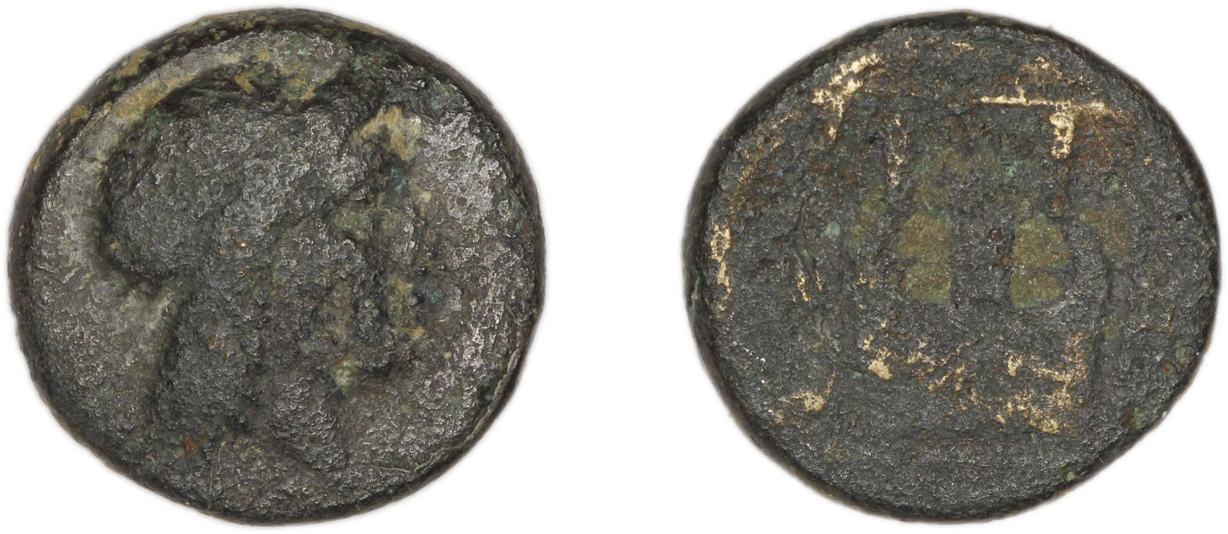 Colophon Kinns 1980 Period I.1, AE 1, аверс, bm