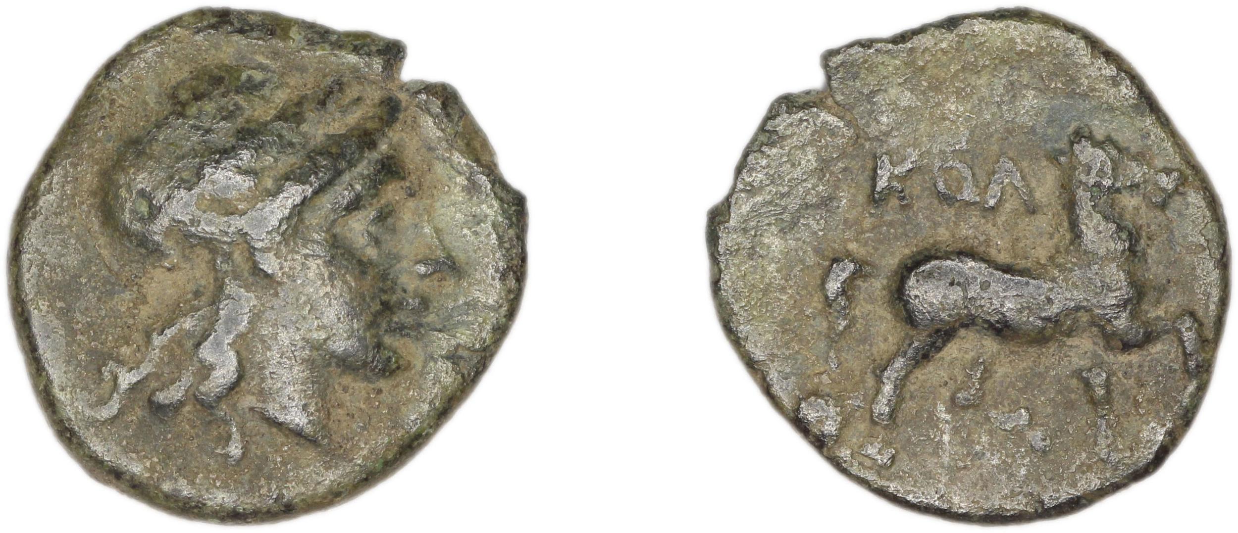 Colophon Kinns 1980 Period II, AE 15, аверс, bm