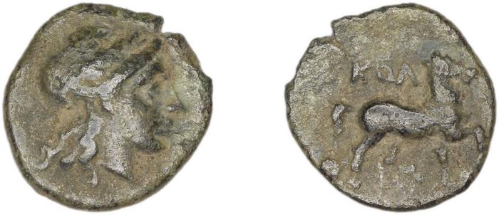 Colophon Kinns 1980 Period II, AE 15, реверс, bm