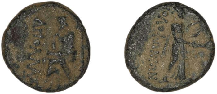 Colophon Kinns 1980 Period IV, AE 24, реверс, bm
