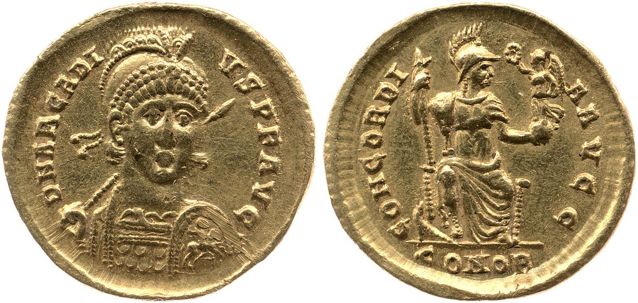 RIC X Arcadius 7, аверс, bm