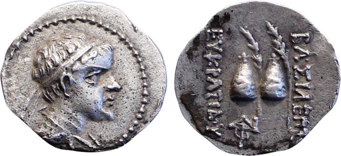 аверс Bactrian and Indo-Greek Coinage Eucratides I 3.8