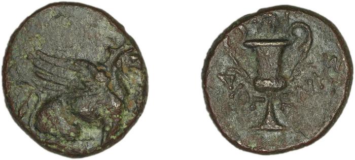 Teos Kinns 1980 Period I.2, AE 6, реверс, bm