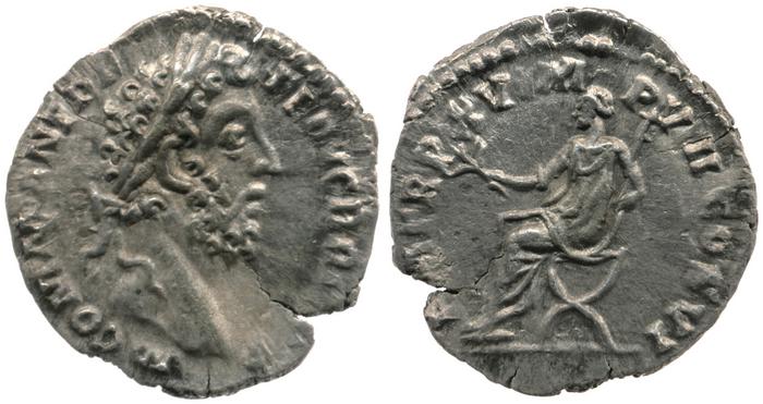 RIC III Commodus 212, реверс, bm