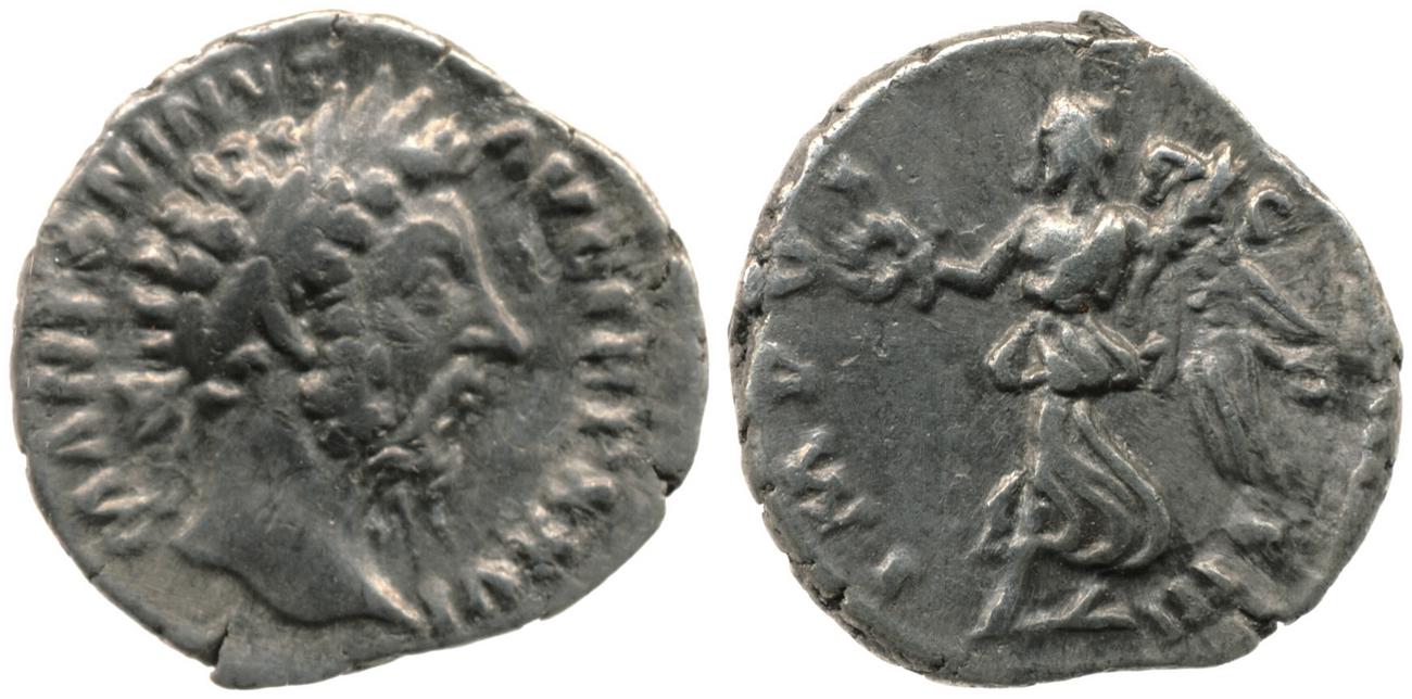 аверс RIC III Marcus Aurelius 255