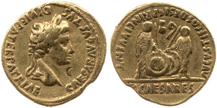 RIC I (second edition) Augustus 206, реверс, bm