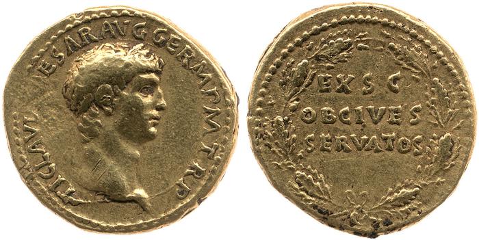 RIC I (second edition) Claudius 15, реверс, bm