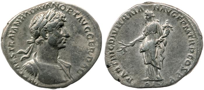 RIC II, Part 3 (second edition) Hadrian 22, реверс, bm