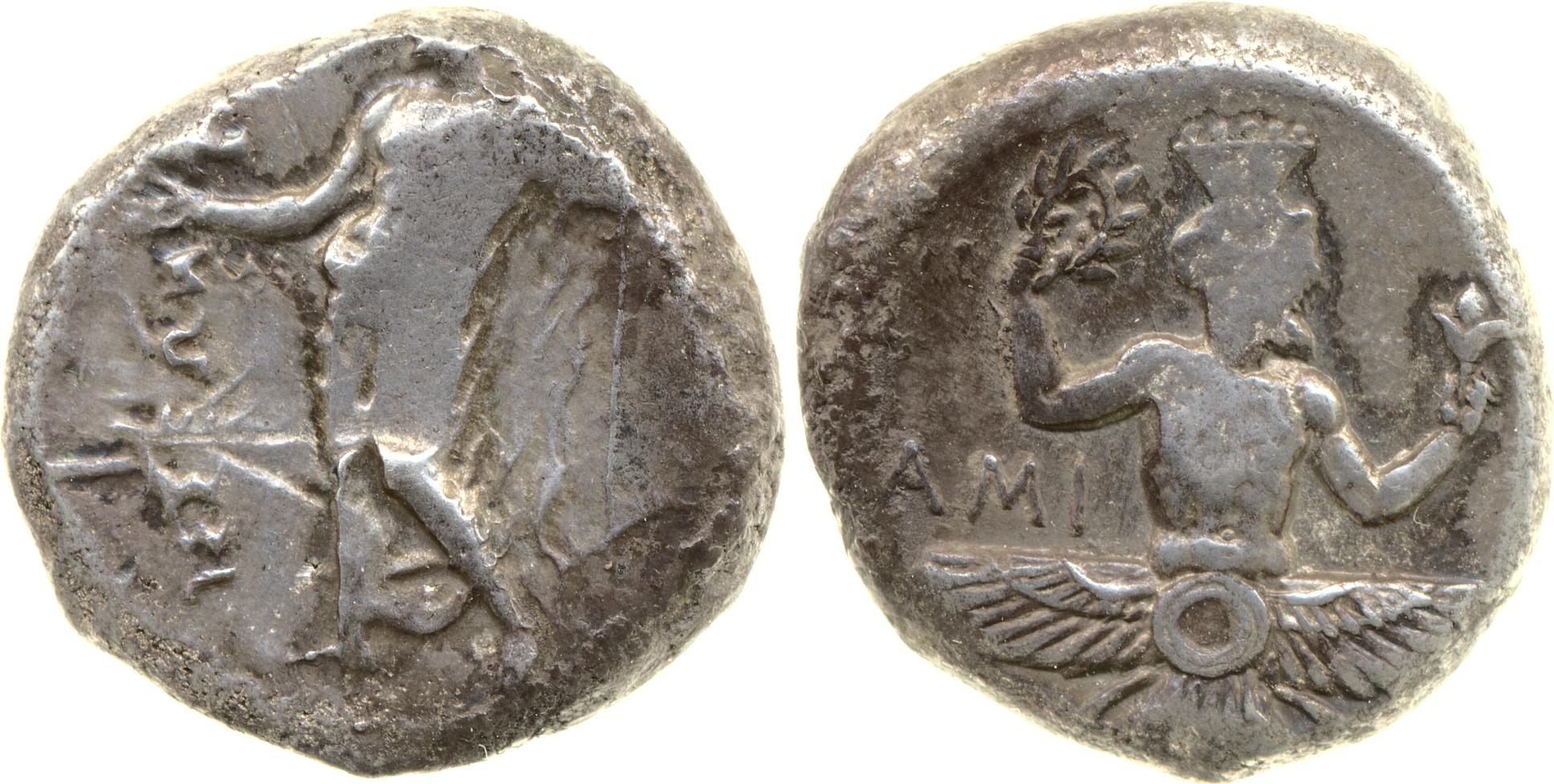 Tiribazus Issus Brindley 1993 Group 4, аверс, bm