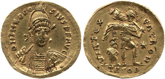реверс RIC X Theodosius II (East) 367