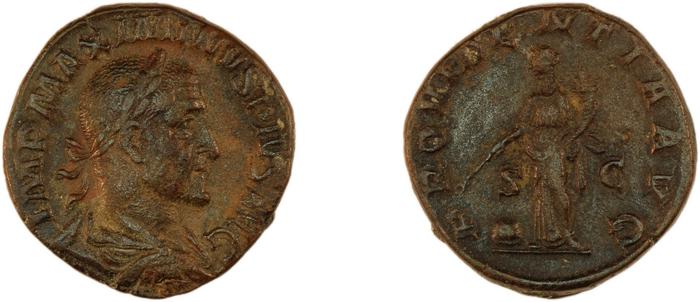 RIC IV Maximinus Thrax 61, реверс, bm