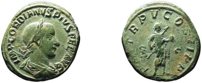 RIC IV Gordian III 307A, реверс, bm