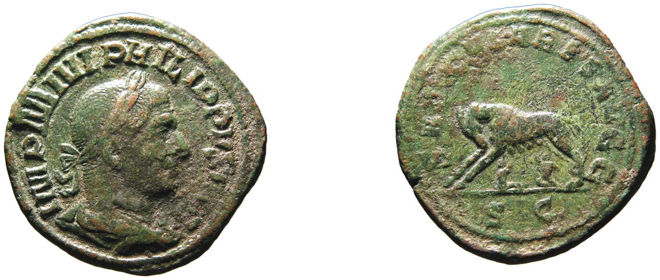 RIC IV Philip I 159, аверс, bm