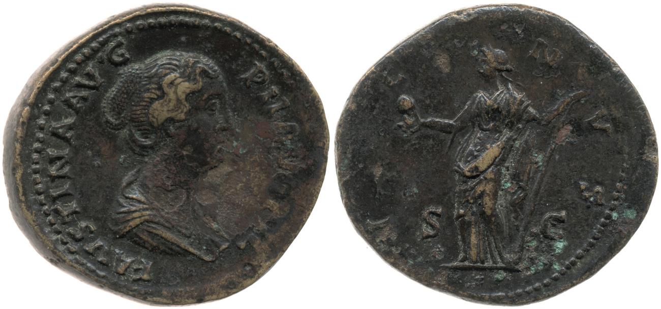RIC III Antoninus Pius 1387a, аверс, bm