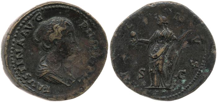 RIC III Antoninus Pius 1387a, реверс, bm