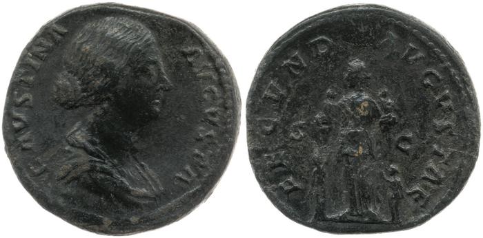 RIC III Marcus Aurelius 1635, реверс, bm