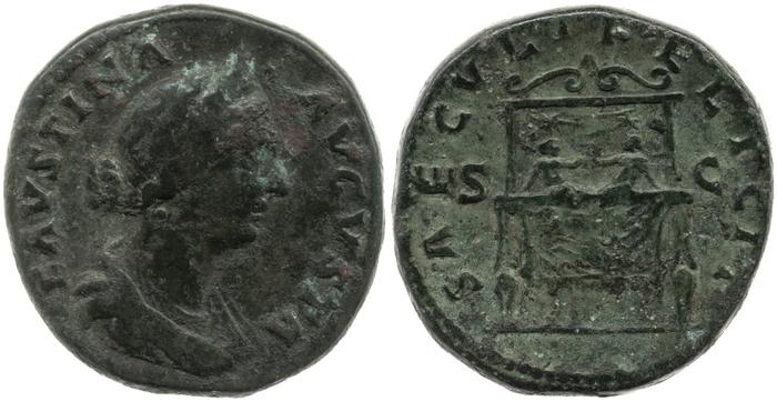 RIC III Marcus Aurelius 1665, реверс, bm