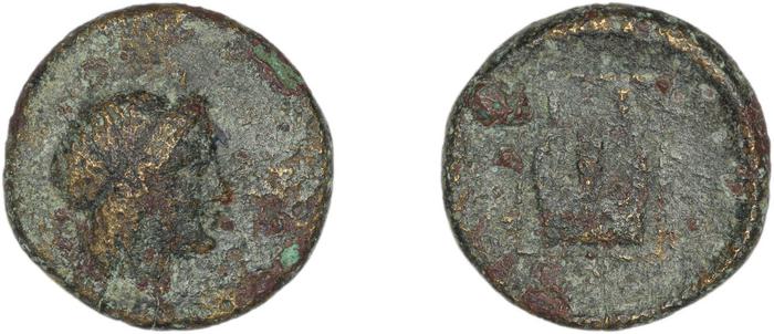 Colophon Kinns 1980 Period I.1, AE 1, реверс, bm
