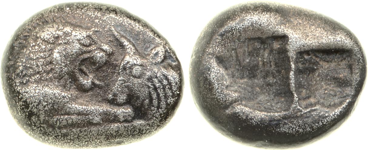 Sardis Carradice 1987 Croeseid A heavy, аверс, bm