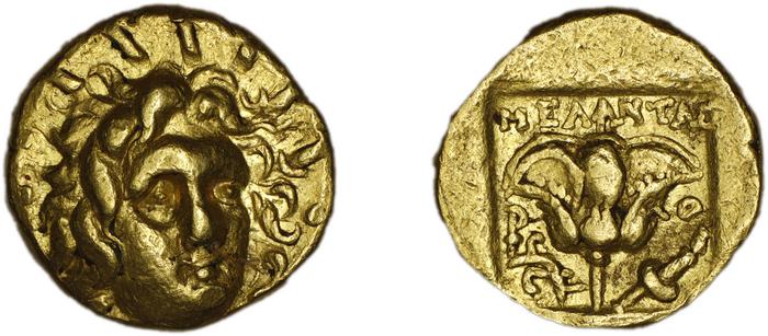 Rhodes Hackens 1965 p. 522, 25-6, реверс, bm