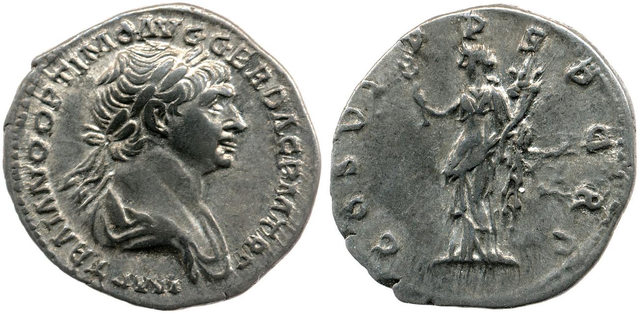 RIC II Trajan 301, аверс, bm