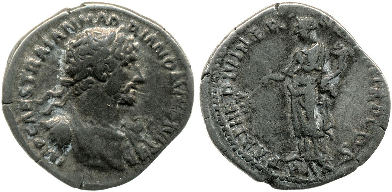 аверс RIC II, Part 3 (second edition) Hadrian 65