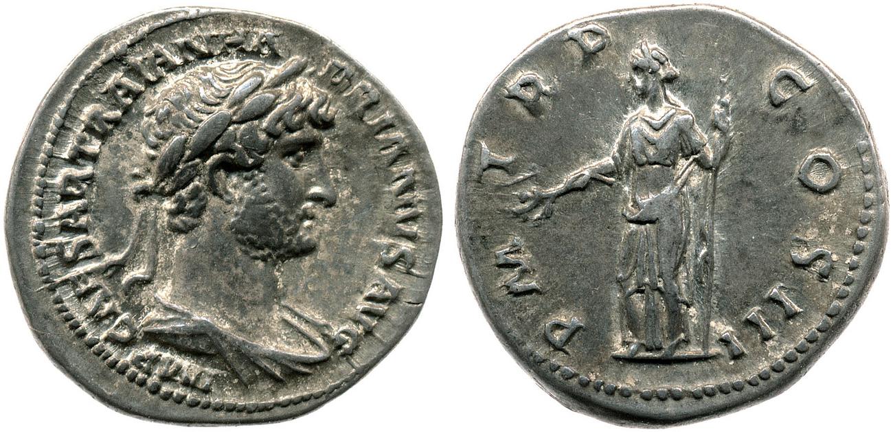 аверс RIC II, Part 3 (second edition) Hadrian 227