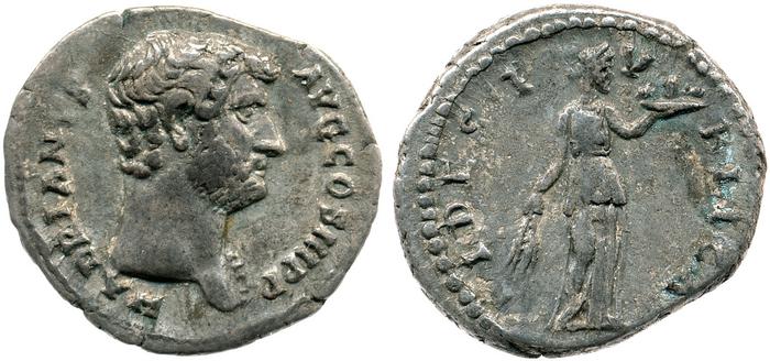 RIC II, Part 3 (second edition) Hadrian 2200, реверс, bm
