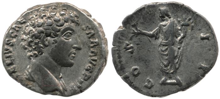 RIC III Antoninus Pius 429A, реверс, bm
