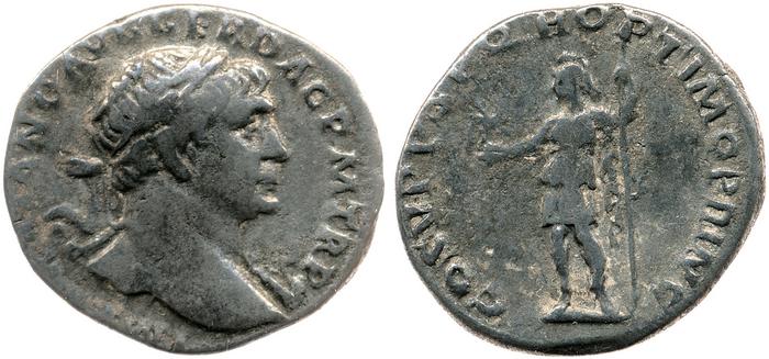 RIC II Trajan 115, реверс, bm