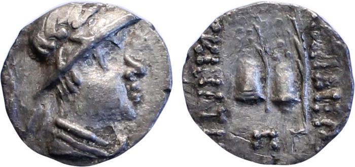 аверс Bactrian and Indo-Greek Coinage Eucratides I 9A.1